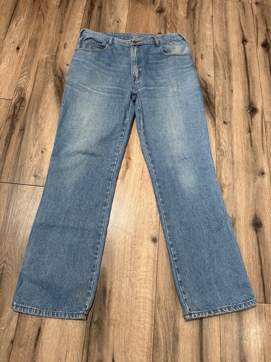 Diamond Double V Other - Diamond Double U Mens Jeans Size 36 Inseam 32 Relaxed Fit Blue Denim Made in Les
